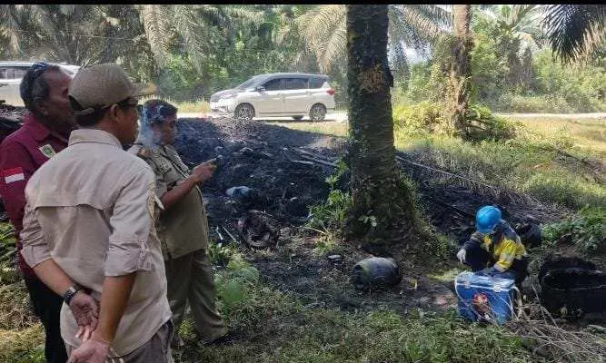 Limbah B3 Ditemukan di Cigudeg, UPT DLH Jasinga Turun Tangan