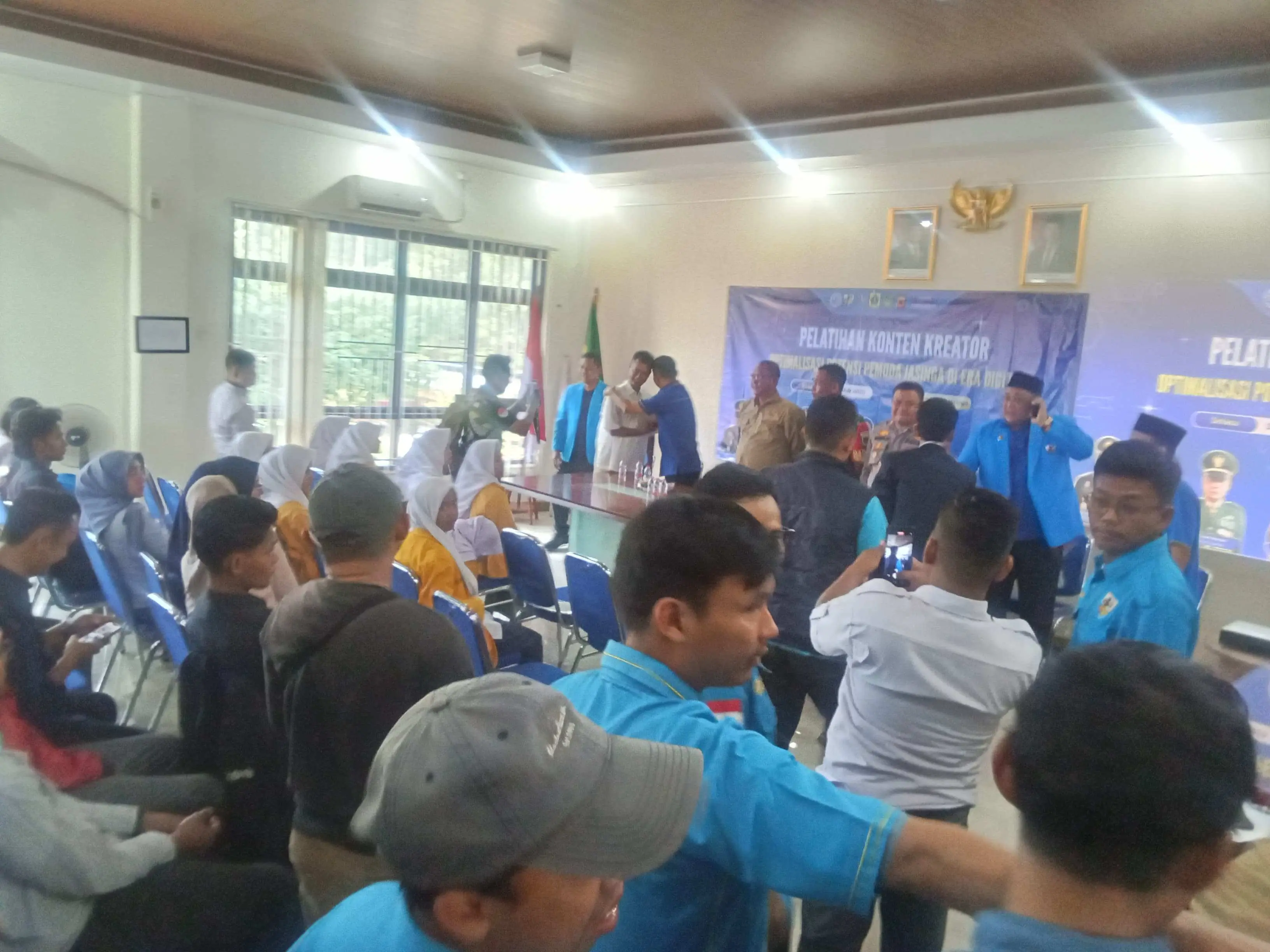 Peserta Didominasi Siswa PKL, Pokja DPD KNPI Kabupaten Bogor Tetap Gelar Pelatihan Konten Kreator
