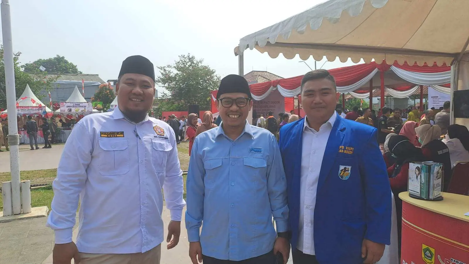 Hadiri Kirab Bendera Pusaka di Leuwiliang, PK KNPI: Pemuda Bogor Barat Harus Peka Sejarah