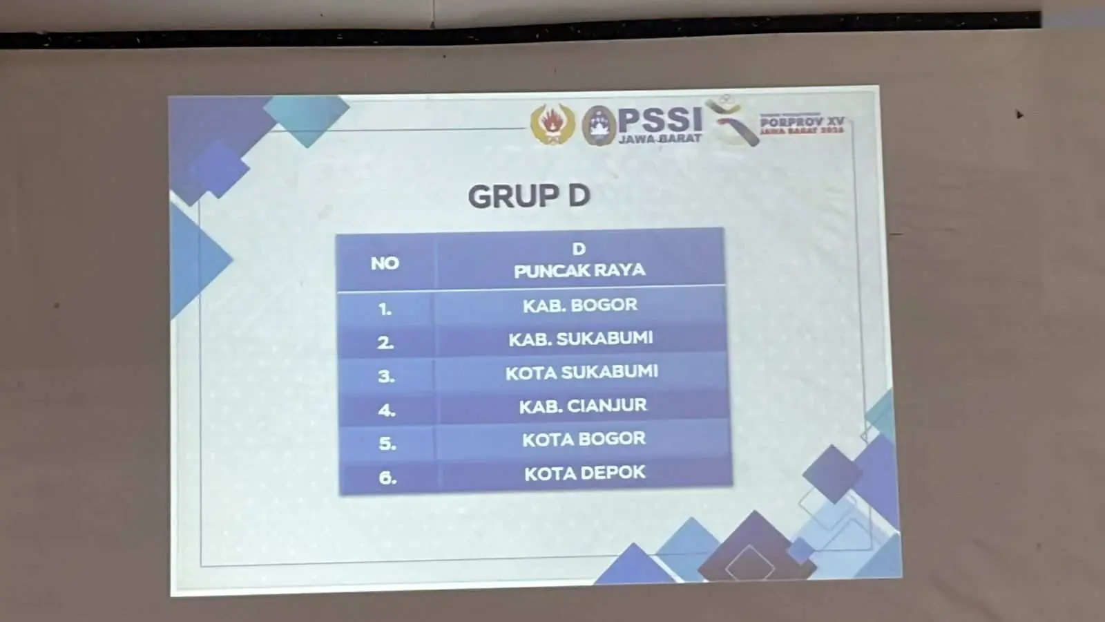 Tim Bogor Istimewa Masuk Grup D, Siap Rebut Juara Porprov Jabar 2025