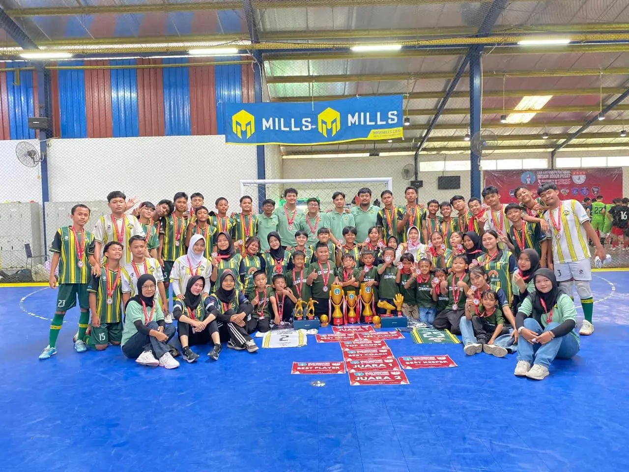 Sekolah Futsal Citeureup Dukung Pembangunan GOM Citeureup