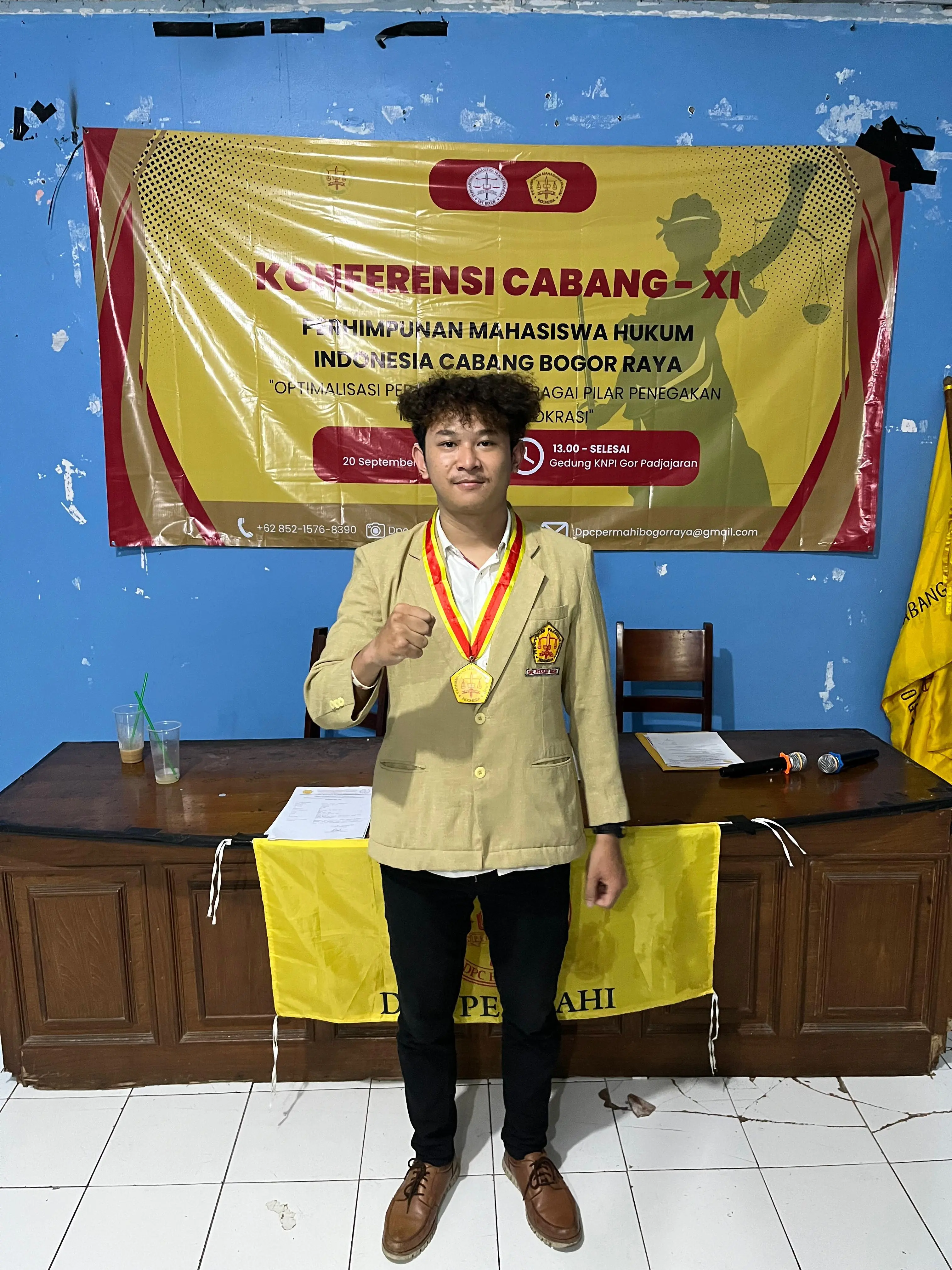 Sah! Nidhar Irham Muharram Terpilih Aklamasi Pimpin PERMAHI Cabang Bogor Raya Periode 2025-2027