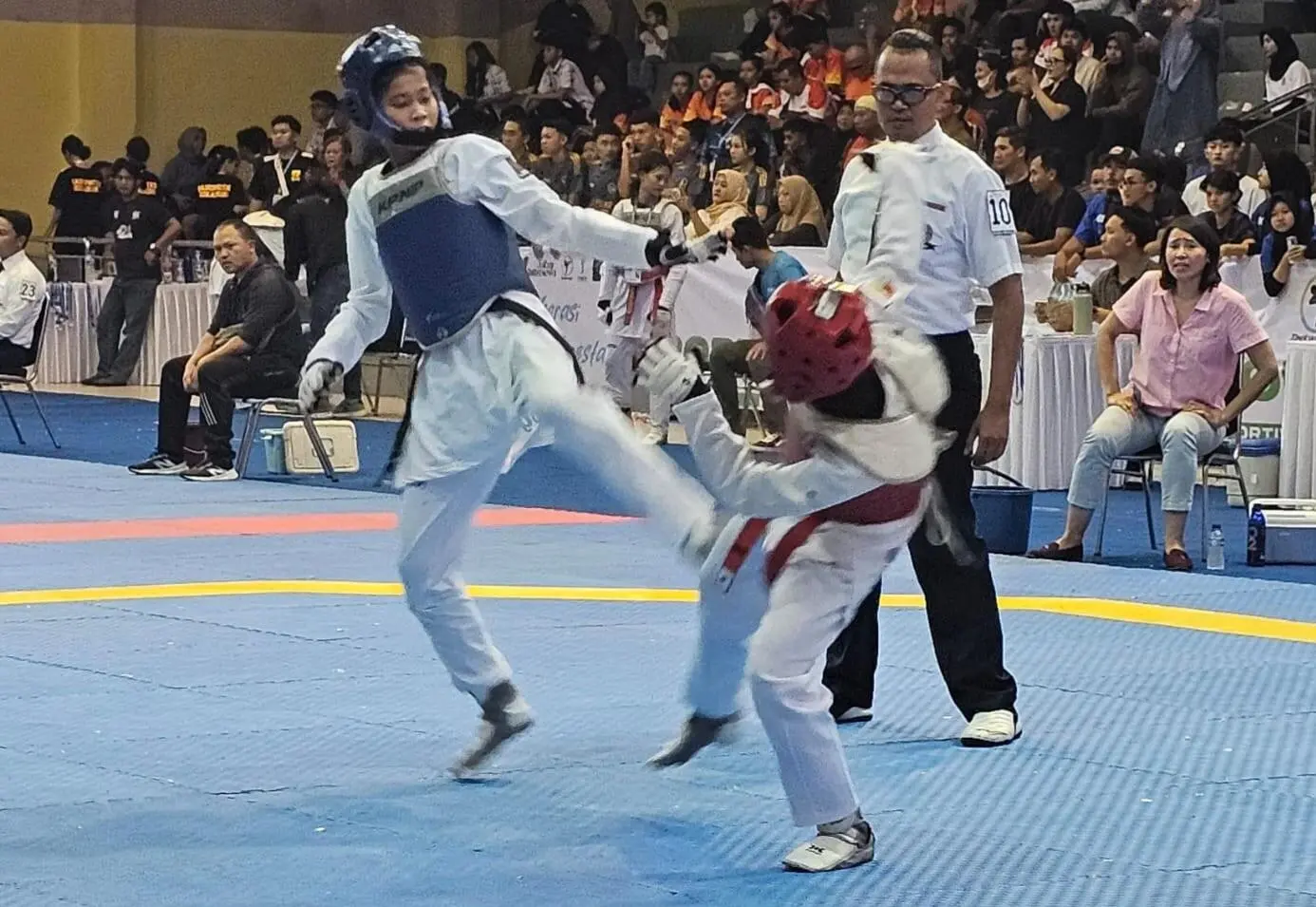 Tim Taekwondo Kabupaten Bogor Sudah Kantongi 3 Medali Emas di Popda Jabar 2025