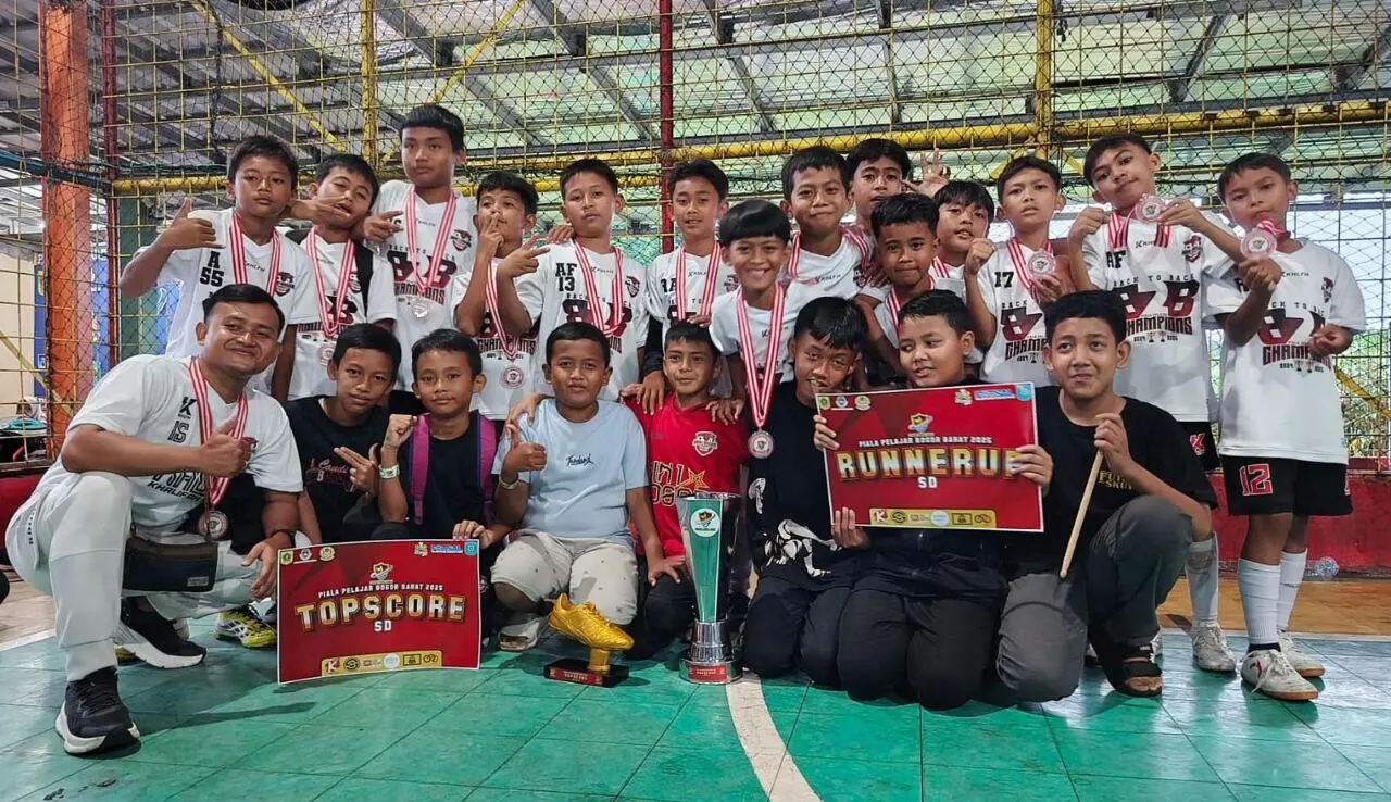 Tim Futsal MIN 1 Bogor Torehkan Prestasi di Piala Pelajar Bogor Barat 2025, Zidan Raih Top Score