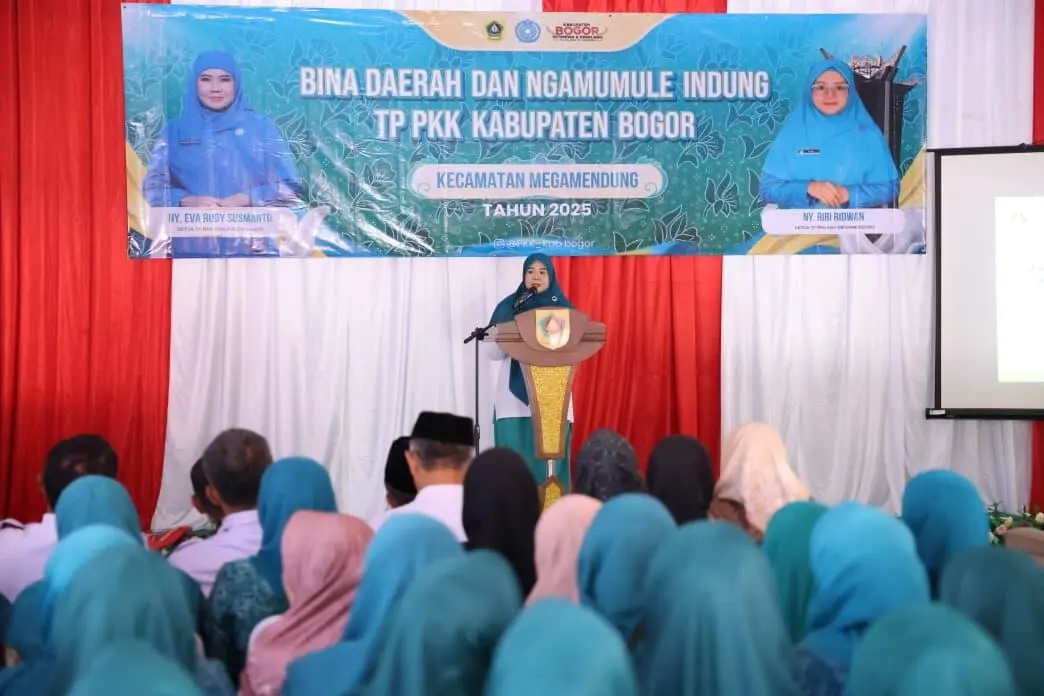 Eva Rudy Susmanto Tinjau Langsung Kegiatan BINDA PKK di Megamendung