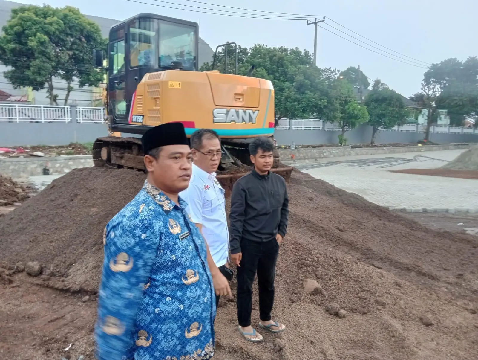 Kadispora Kabupaten Bogor Pantau Pembangunan Lapangan PPOPM 