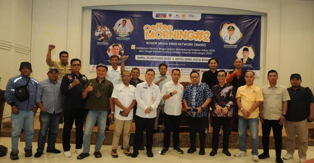 Gelar Coffee Morning di Kota Bogor, BMSN Dorong Kolaborasi Lintas Sektor Jelang Porprov Jabar 2026