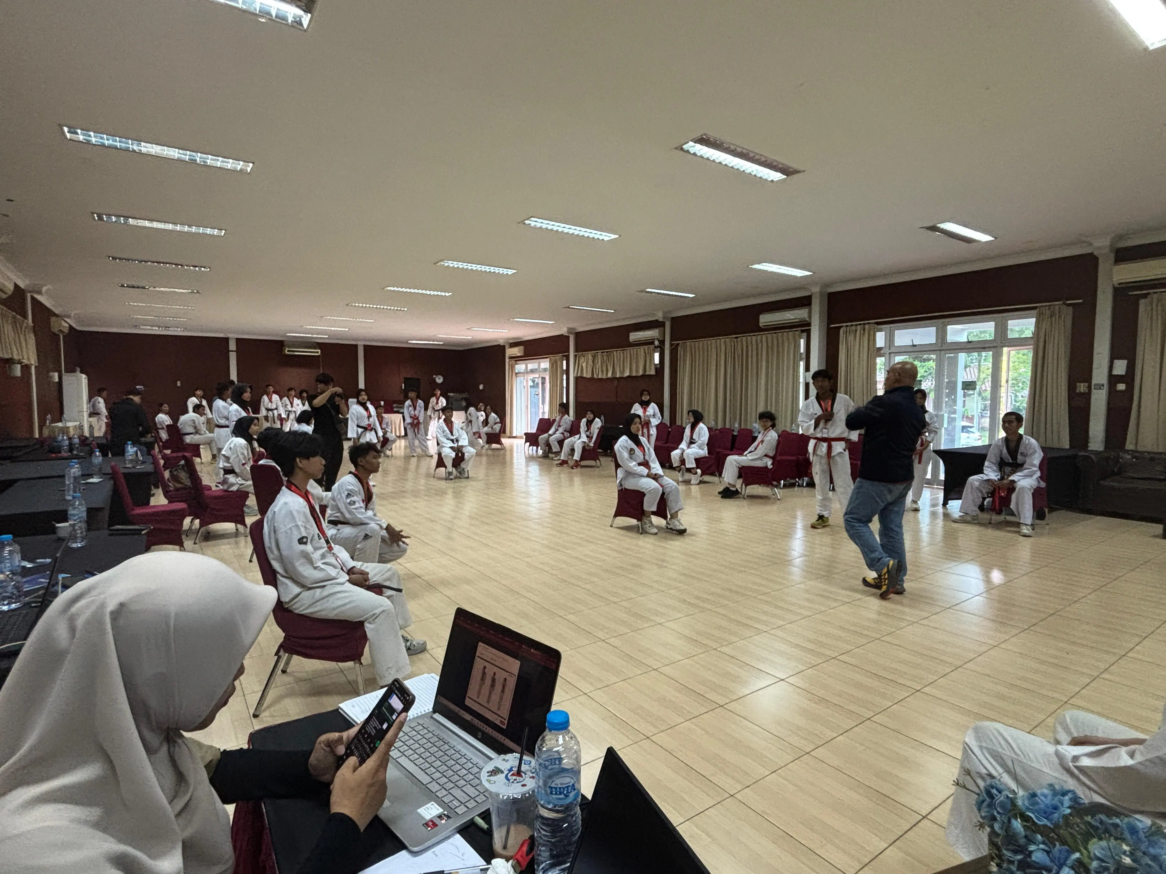 Dispora Kabupaten Bogor Terus Tingkatkan Kualitas Olahraga Lewat Lisensi Wasit Taekwondo