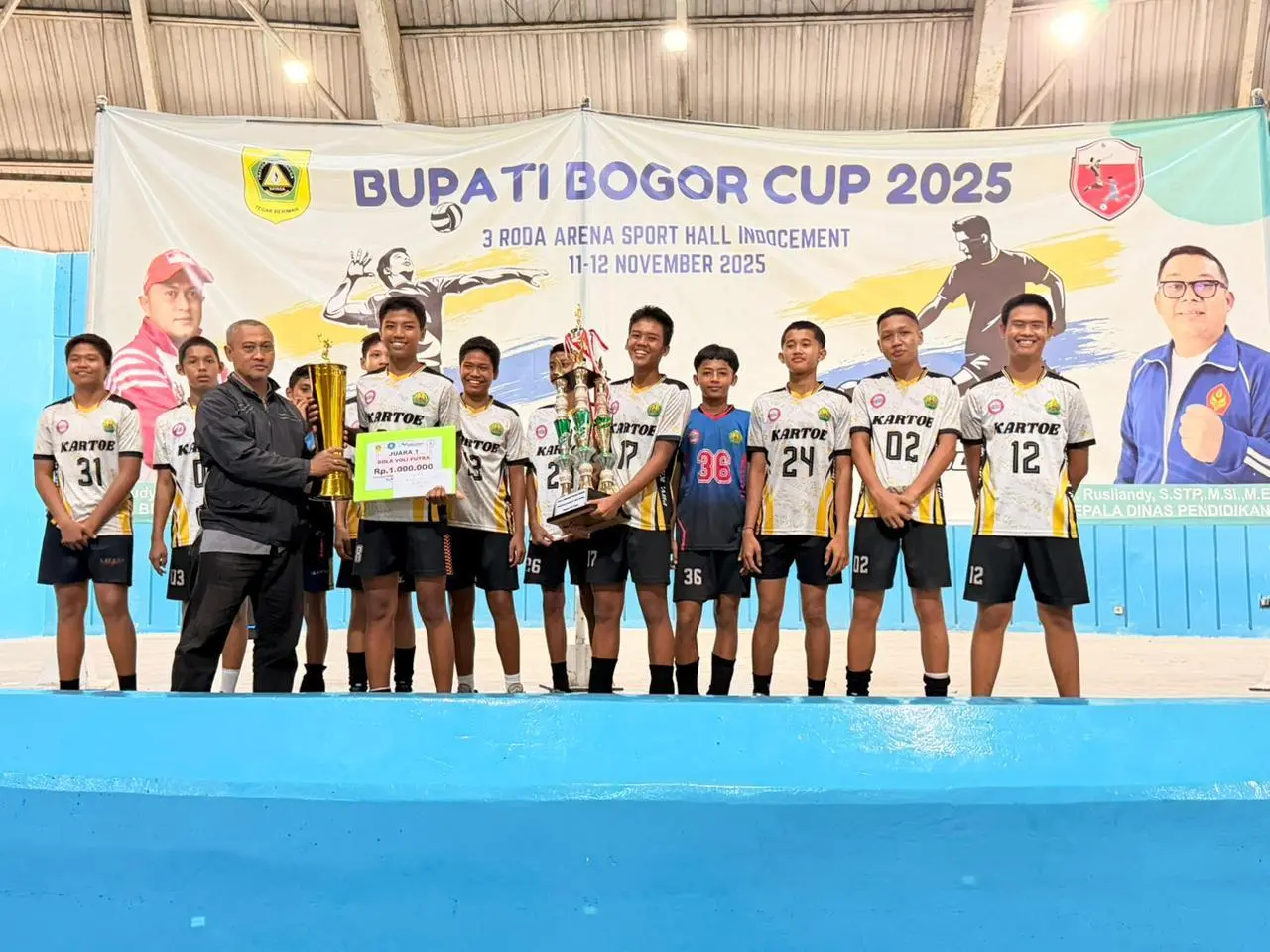 Kadisdik dan MKKS SMP Apresiasi Terobosan MGMP PJOK Gelar Event Bupati Cup 2025