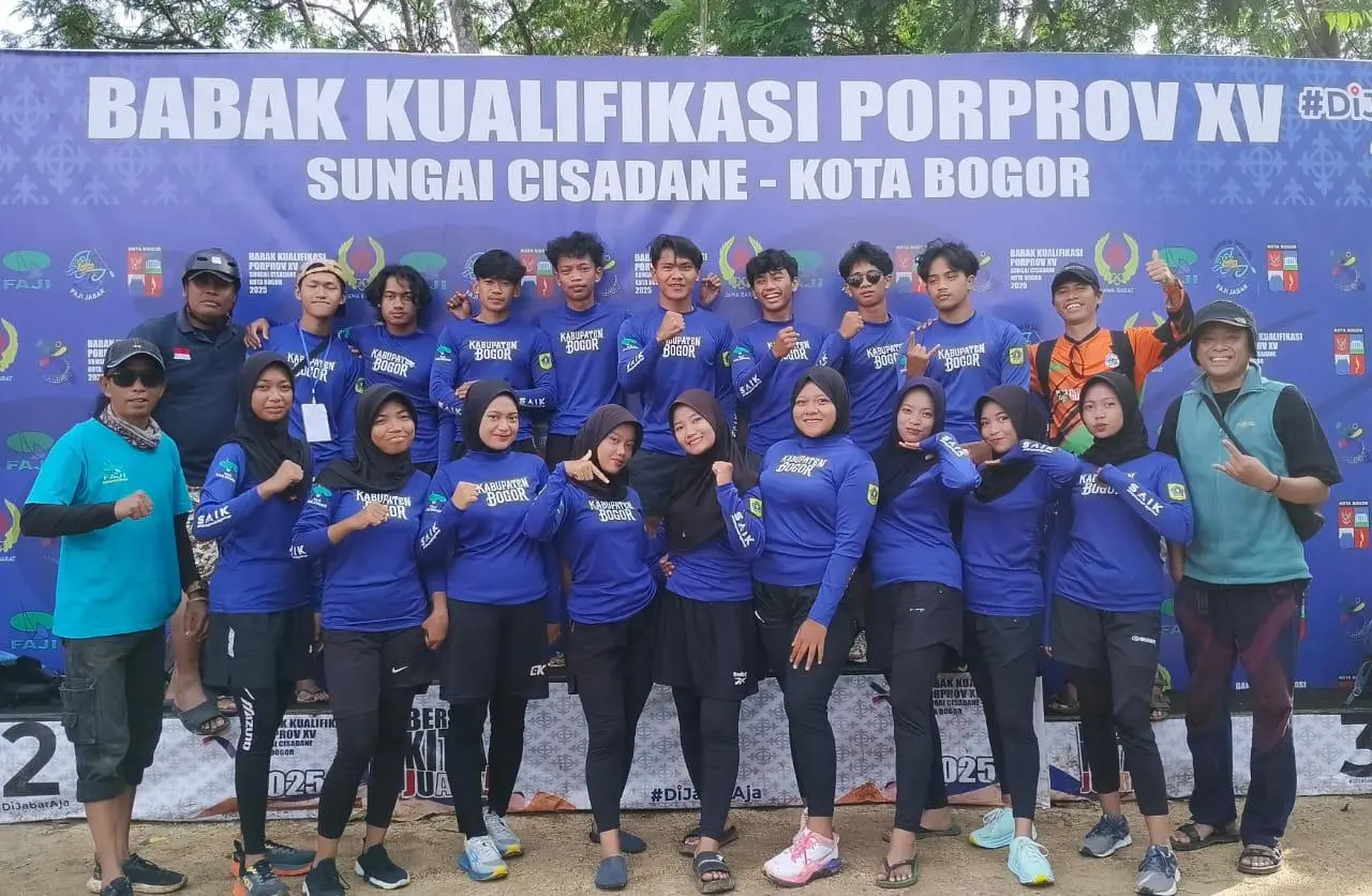 18 Atlet Arung Jeram Kabupaten Bogor Kantongi Tiket Porprov Jabar 2026 di Enam Nomor Lomba