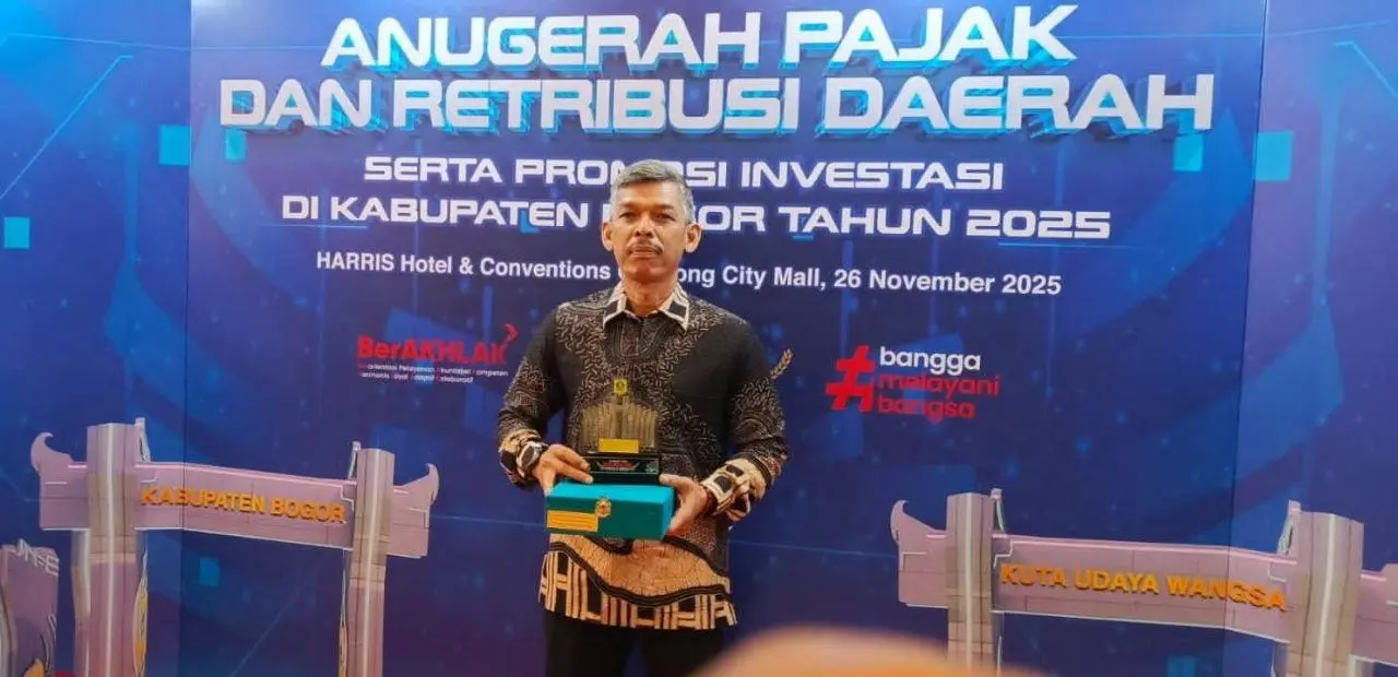 Pajak Meningkat, Pemerintah Kecamatan Gunung Putri Jadi yang Terbaik se-Kabupaten Bogor