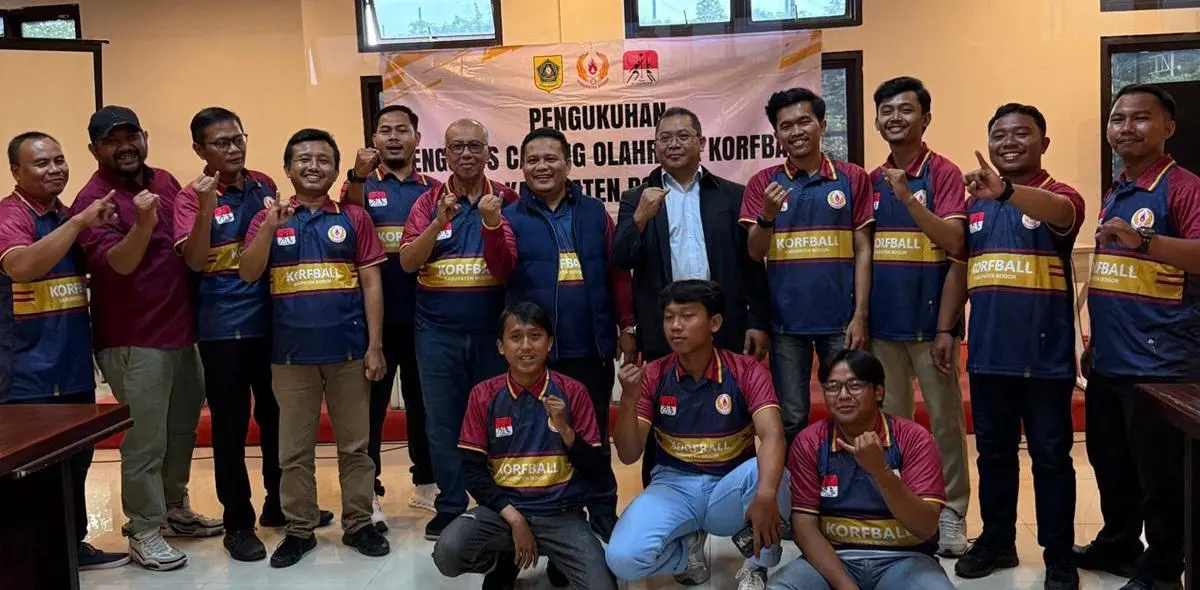 Taufik Saleh Resmi Nahkodai Cabor Korfball Kabupaten Bogor