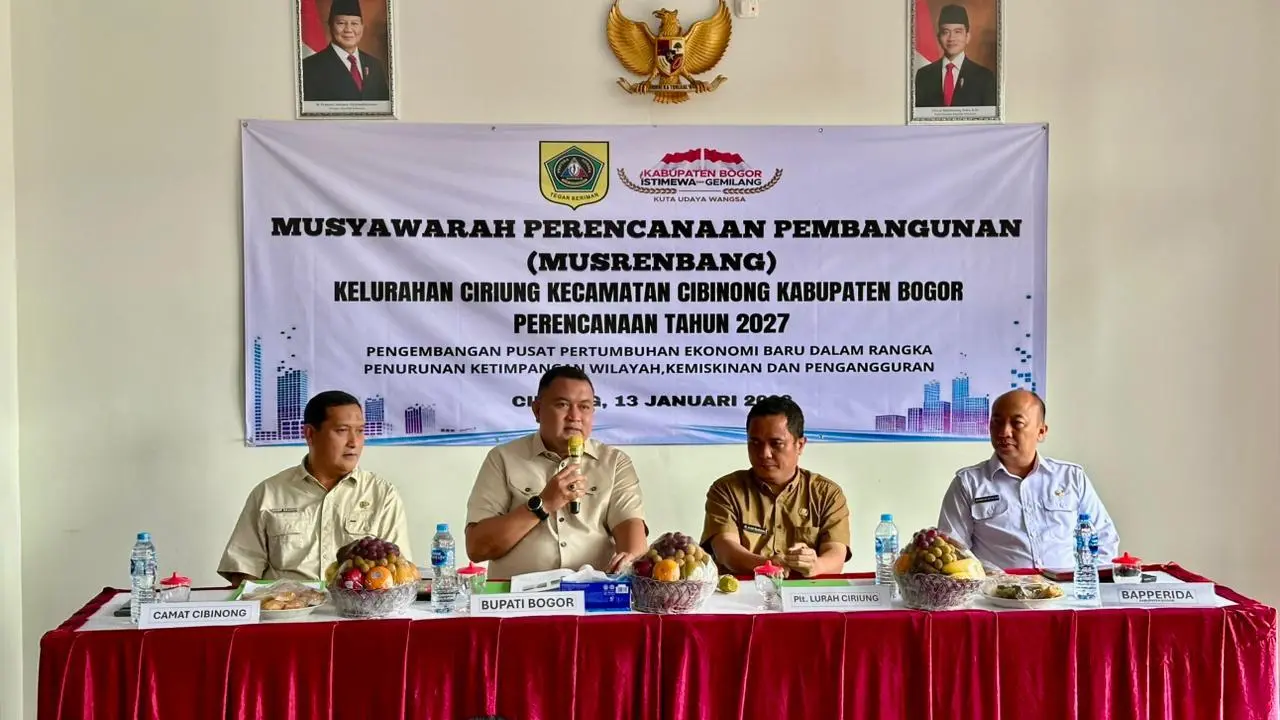 Rudy Susmanto Tegaskan Komitmen Pemkab Bogor dalam Penanganan Banjir dan Penghijauan Wilayah