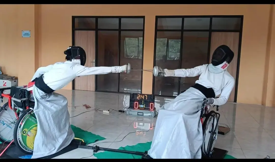 Tim Anggar Kursi Roda Siap Capai Target Peparda Jabar 2026