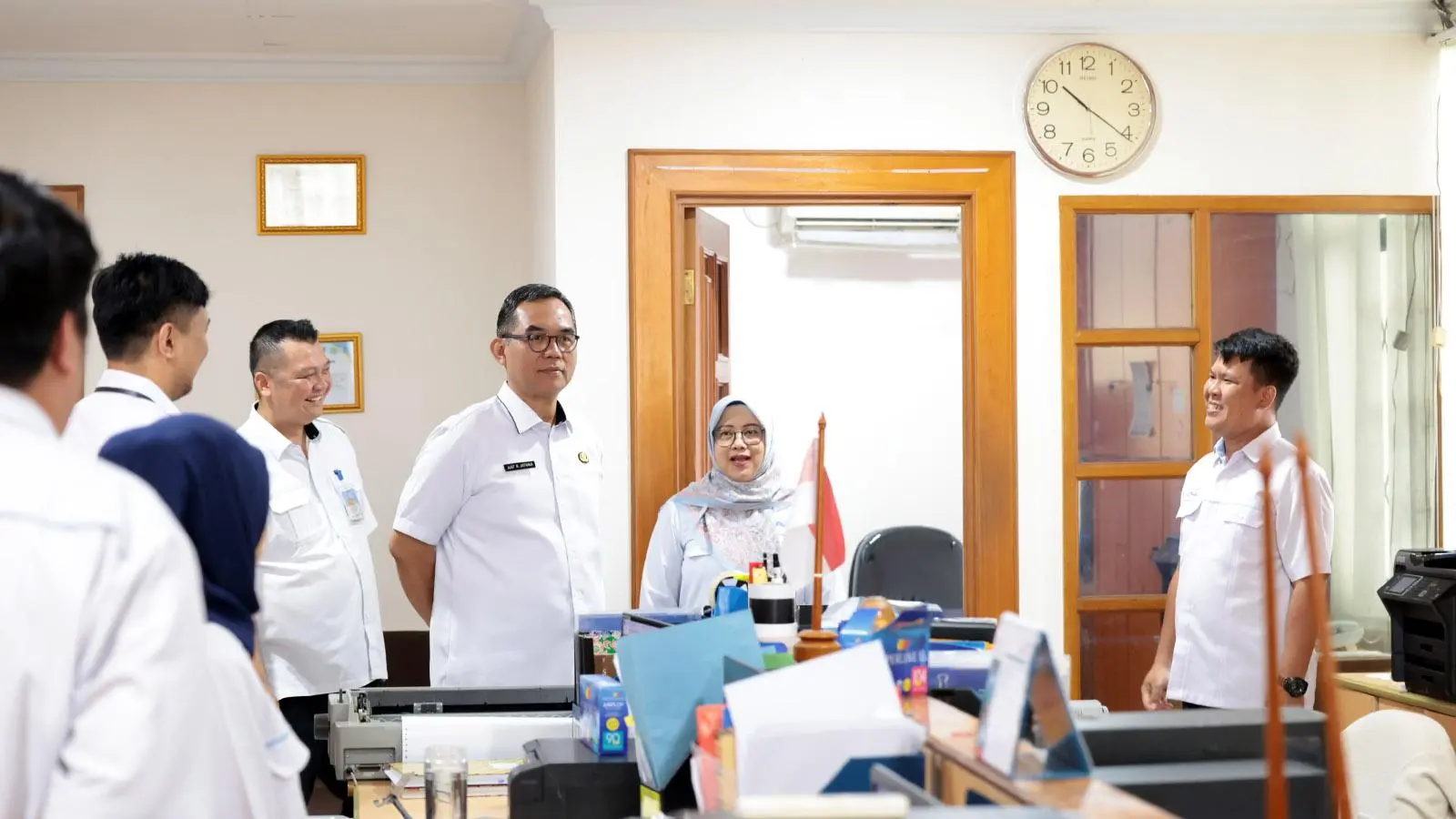 Sekda Ajat Tinjau Kedisiplinan ASN di Sejumlah SKPD Pastikan Pelayanan Tetap Prima Pasca Lebaran