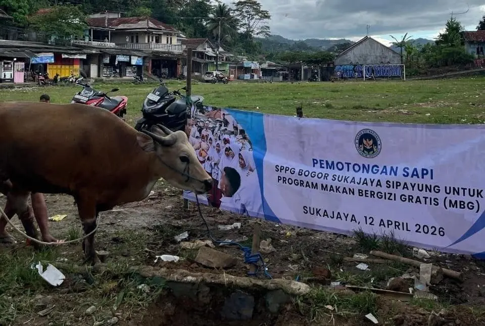 Menu Sapi Spesial MBG Hadir di Desa Sipayung Sukajaya Kabupaten Bogor