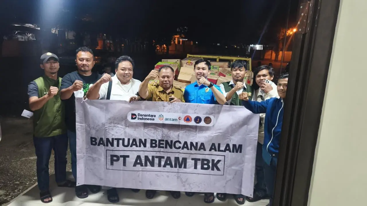 CSR ANTAM Pongkor Ringankan Beban Korban Banjir di Cigudeg