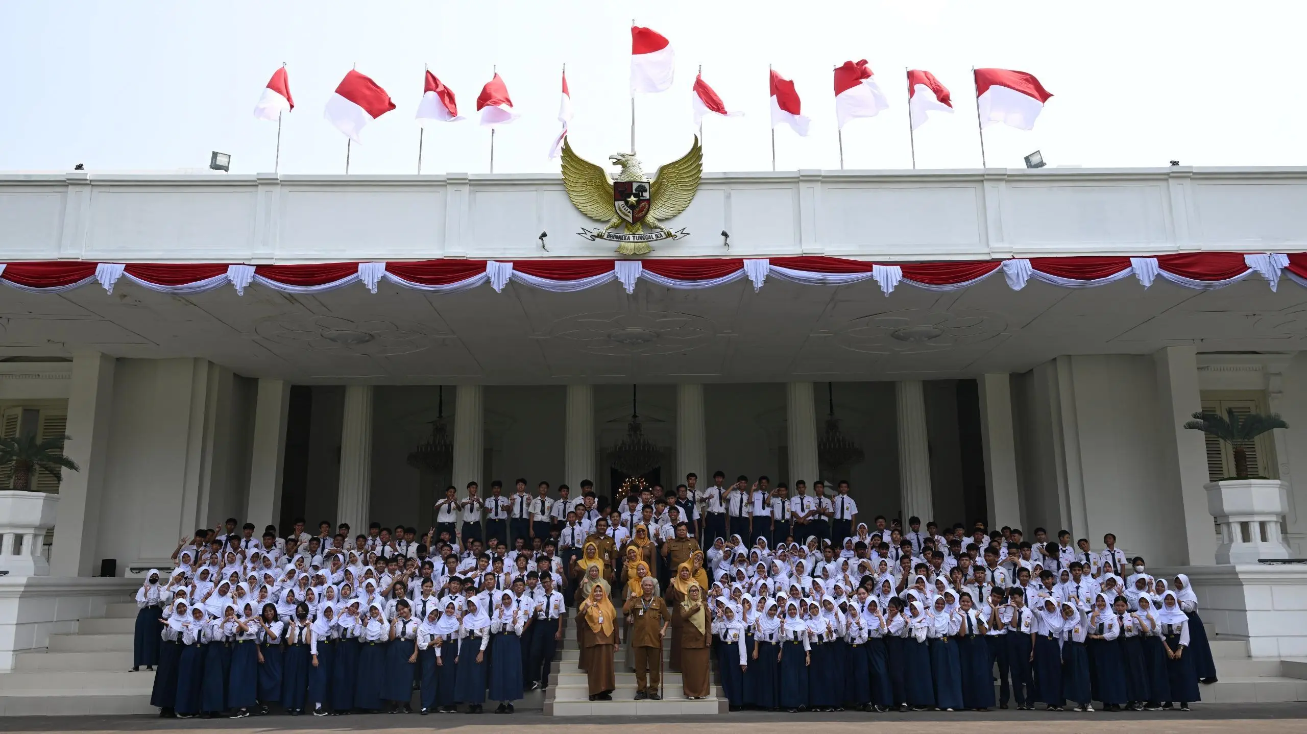 Kemsetneg Beri Edukasi Peran Istana ke Ratusan Siswa SMPN 60 Jakarta