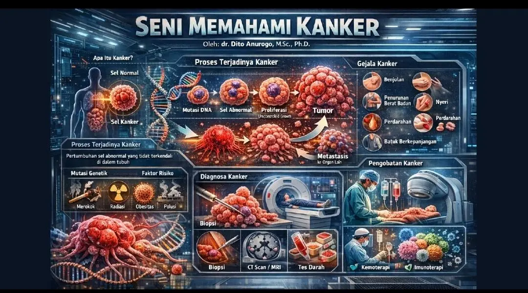 Seni Memahi Kanker Ala Dokter Dito Nugroho