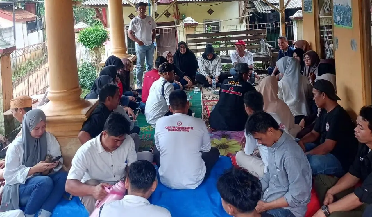 Doni Maradona Hadiri Konsolidasi Kader Pospera Cigudeg Lewat Halal Bihalal