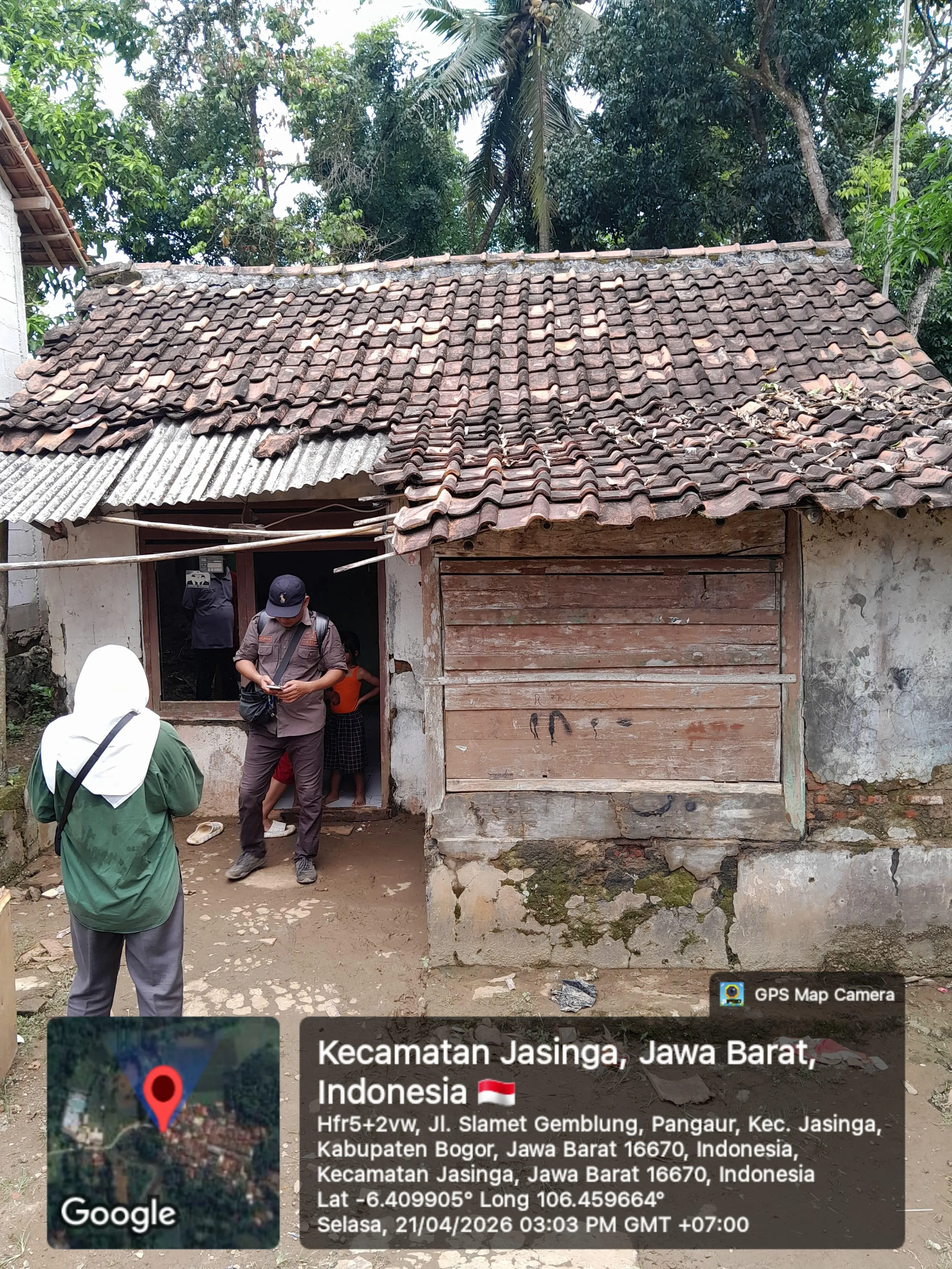 Rumah Rusak Banjir di Desa Pangaur Jasinga Mulai Didata Tim Pemkab Bogor