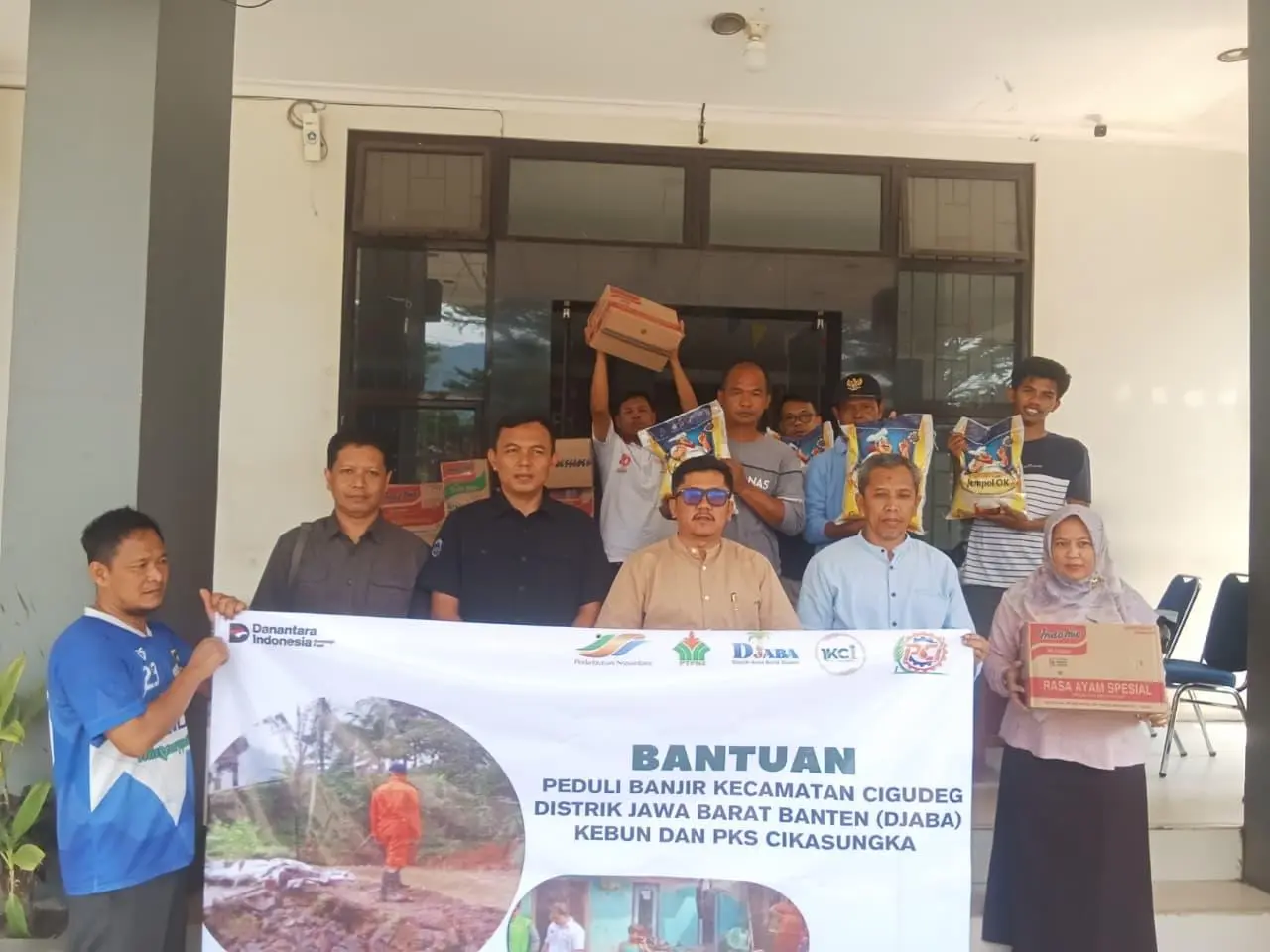 Banjir Bandang di Cigudeg Bogor, PTPN IV Cikasungka Gerak Bantu Warga