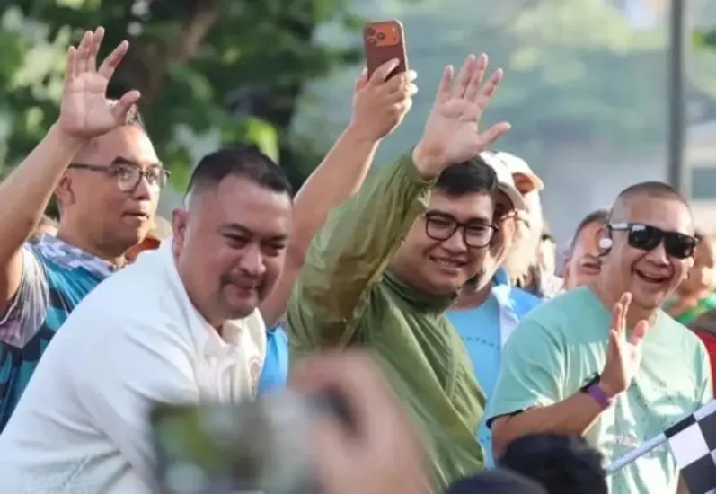 Ketua DPRD Kabupaten Bogor Berbaur dengan Warga di CFD Tegar Beriman Usai Lebaran