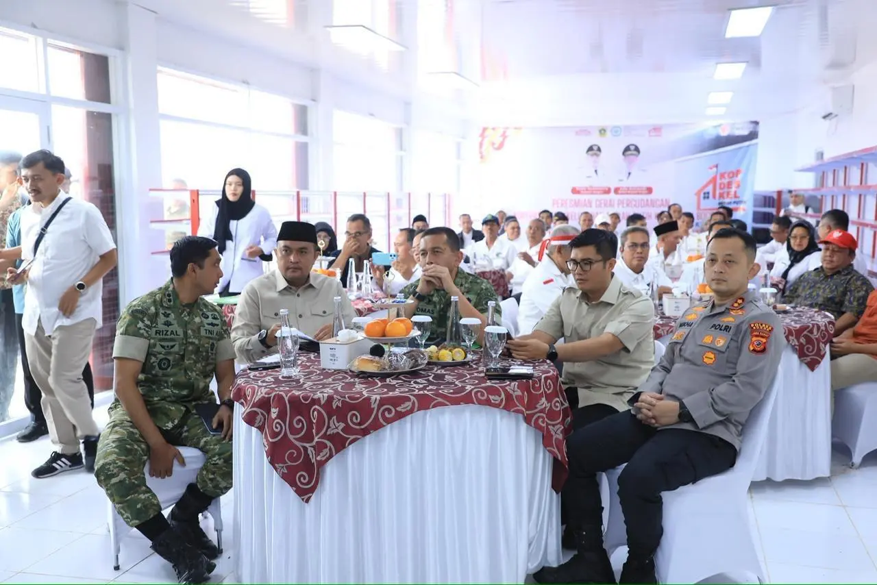 Bupati Bogor Hadiri Peresmian Operasional Ribuan Kopdes Merah Putih Oleh Presiden RI