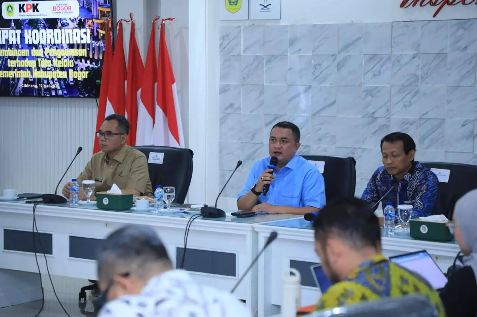 Bupati Bogor Gelar Rakor dengan KPK Bahas Pengawasan Tata Kelola Pemkab