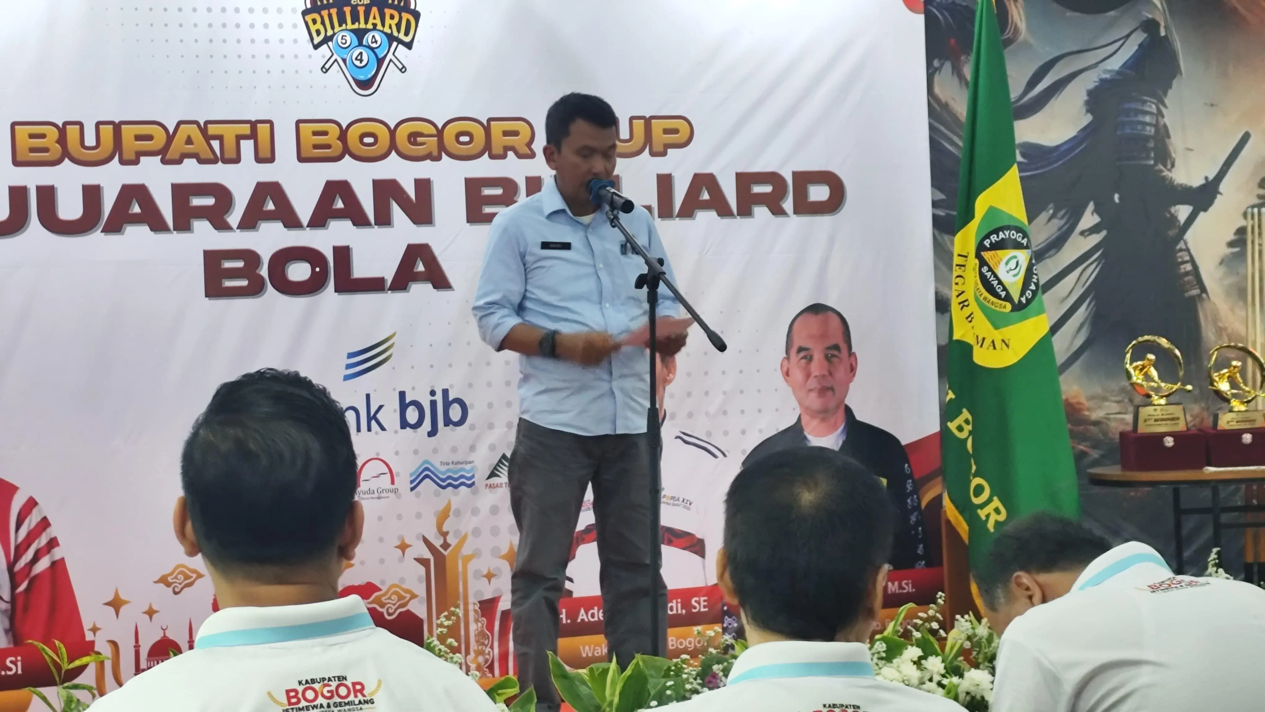 Ratusan Peserta Tingkat ASN dan BUMD Pemkab Bogor Ikuti Biliar HJB 544 Bupati Bogor Cup 2026